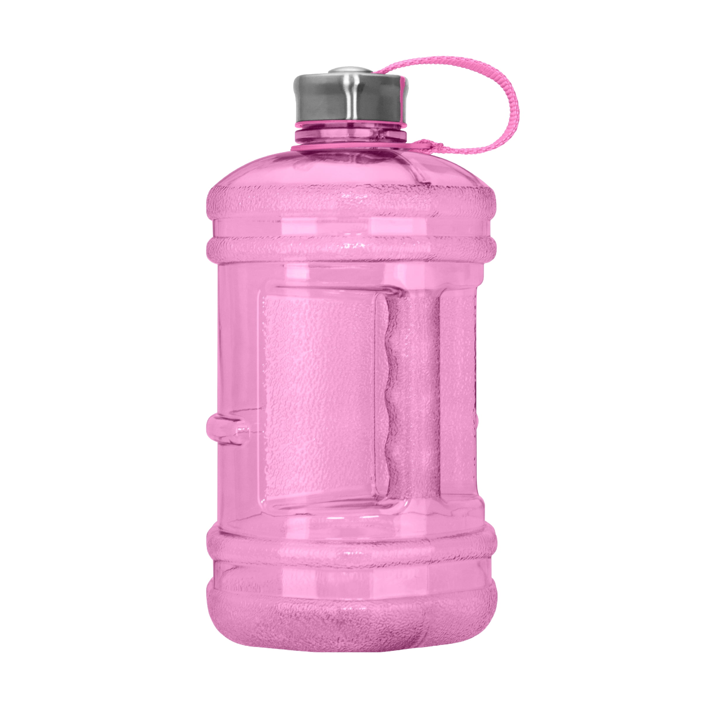 23 Liter Bpa Free Reusable Plastic Drinking Water Bottle W Steel Cap 3779