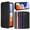 Black, variant on ETFAST Carbon Fiber Leather Wallet Phone Case For Samsung Galaxy M55 M54 M53 M52 M51 M34 M33 M32 M31S M31 M21S M30S M23 M15 M14 M13 M12 M11 Leather Phone case