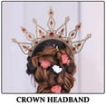 thumbnail image 4 of KAKOWELY Diadema única para mujer, diadema de corona, corona de reina, accesorio para fotos de festivales, tiara de cumpleaños para niñas, diadema elegante para fiesta, 4 of 5