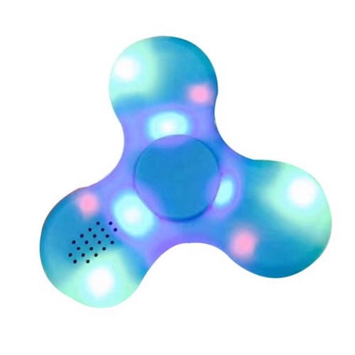 Crystal LED Hand Finger Spinner EDC Focus Gyro Toy for ADD ADHD Stress Reducer 