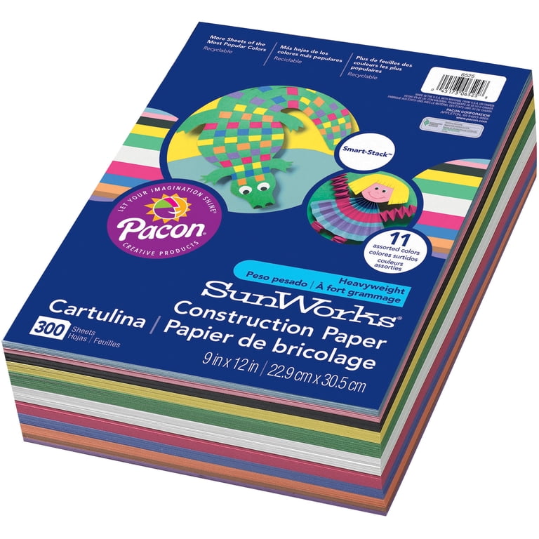 Prang Construction Paper, 11 Assorted Colors, 9 x 12 Inches, 300 Sheets photo 2