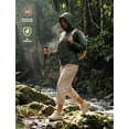thumbnail image 2 of BALEAF Women's Sun Jackets No Insert Lightweight Hiking Hoodie UPF 50+ Workout Mosquito Clothes Long Sleeve UV with 2 Pockets Army Green S, 2 of 7