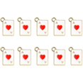 thumbnail image 2 of 10pcs Durable Enamel Poker Card Charms for DIY Jewelry Making – Pendants for Earrings & Necklaces, 2 of 5