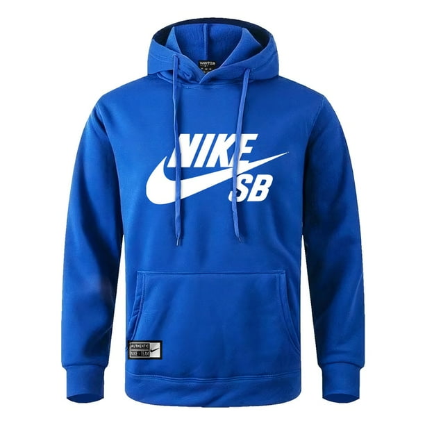 Sudadera Hombre Nike Large Logo Con Capucha Tela Térmica Suéteres Pesados Cálidos Parapangjing