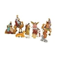 thumbnail image 4 of Colección de 11 figuras de resina con escenas del Nacimiento navideño: la Sagrada Familia, ideal para chimenea, escritorio, oficina ., 4 of 9