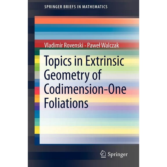 Springerbriefs in Mathematics Topics in Extrinsic Geometry of Codimension-One Foliations, Book 1, (Paperback)