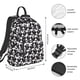thumbnail image 2 of Disketp Panda Mochila Ligera e Impermeable, Mochila de Día Resistente para Viajes, Senderismo y Uso Diario para Hombre y Mujer, 2 of 7