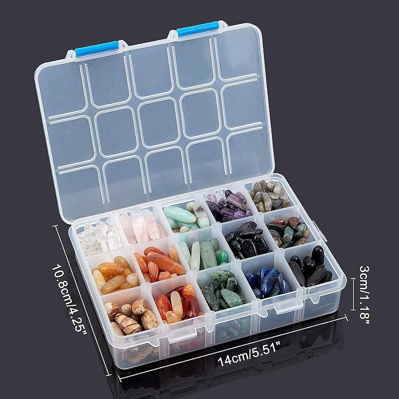 DIY Stretch Bracelet Making Kits Including Natural & Gemstone Beads and Elastic Beading Thread 12~21x5~8mm Hole: 1mm 375~390g/set for DIY