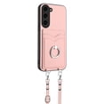 thumbnail image 3 of for Samsung Galaxy S23 Phone Case Wallet with Crossbody Strap & Card Holder, Premium PU Leather Case, 360 Ring Holder Kickstand Durable Protective Women Men Cover for Samsung Galaxy S23,Rosegold, 3 of 8
