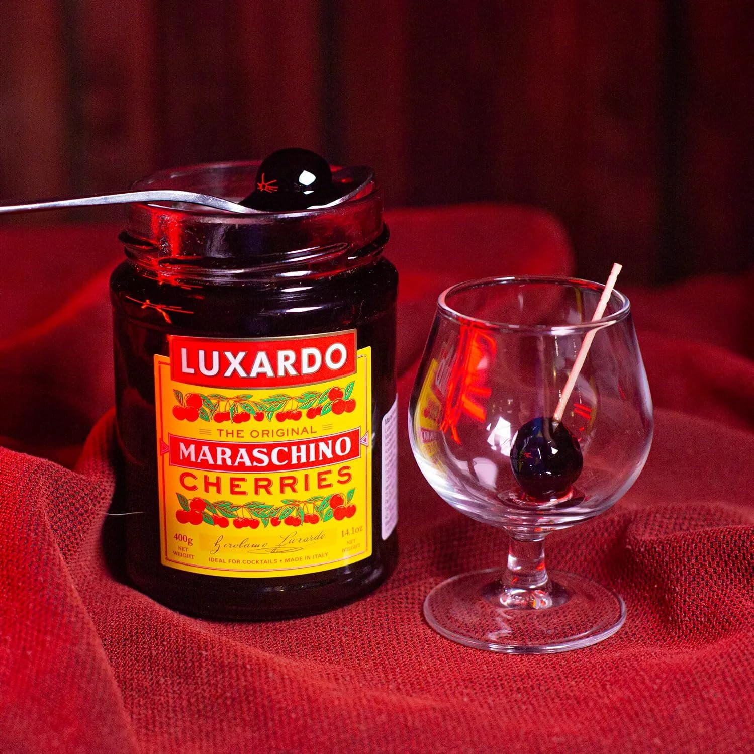 Luxardo Gourmet Maraschino Cherries - 400g Jar