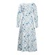 thumbnail image 4 of Vestidos Para Mujer Maxi Vestidos Casuales Moda Otoño Vestidos Con Cuello en V Estampado Floral Manga Larga Vestido de Gasa Odeerbi ODB136664, 4 of 9