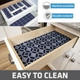 thumbnail image 3 of Drymate Premium Luxury Shelf & Drawer Liner, Thick Cushioned Fabric, Non-Adhesive, Absorbent, Waterproof, Slip-Resistant, Liners for Kitchen Cabinets, Cupboards (USA Made)(12”x59”)(2-Pack)(Indigo), 3 of 8