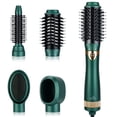 thumbnail image 1 of Secador de pelo y cepillo de cerámica verde retro Necmuaih, 4 en 1, ligero, seguro y silencioso., 1 of 5