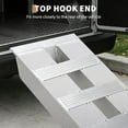 thumbnail image 2 of 2-Pack 60 In Aluminum Loading Ramps 6000LBS Heavy Duty ATV UTV Motorcycle Ramp with Hook for Truck Tractor Lawn Mower Use, 2 of 5