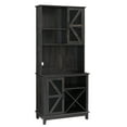 thumbnail image 2 of Home Source Elegant Charcoal Bar Unit, and Microwave Cabinet, 2 of 5