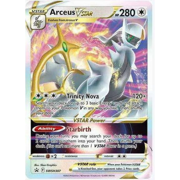 Pokemon Promo Ultra Rare Arceus VSTAR SWSH307