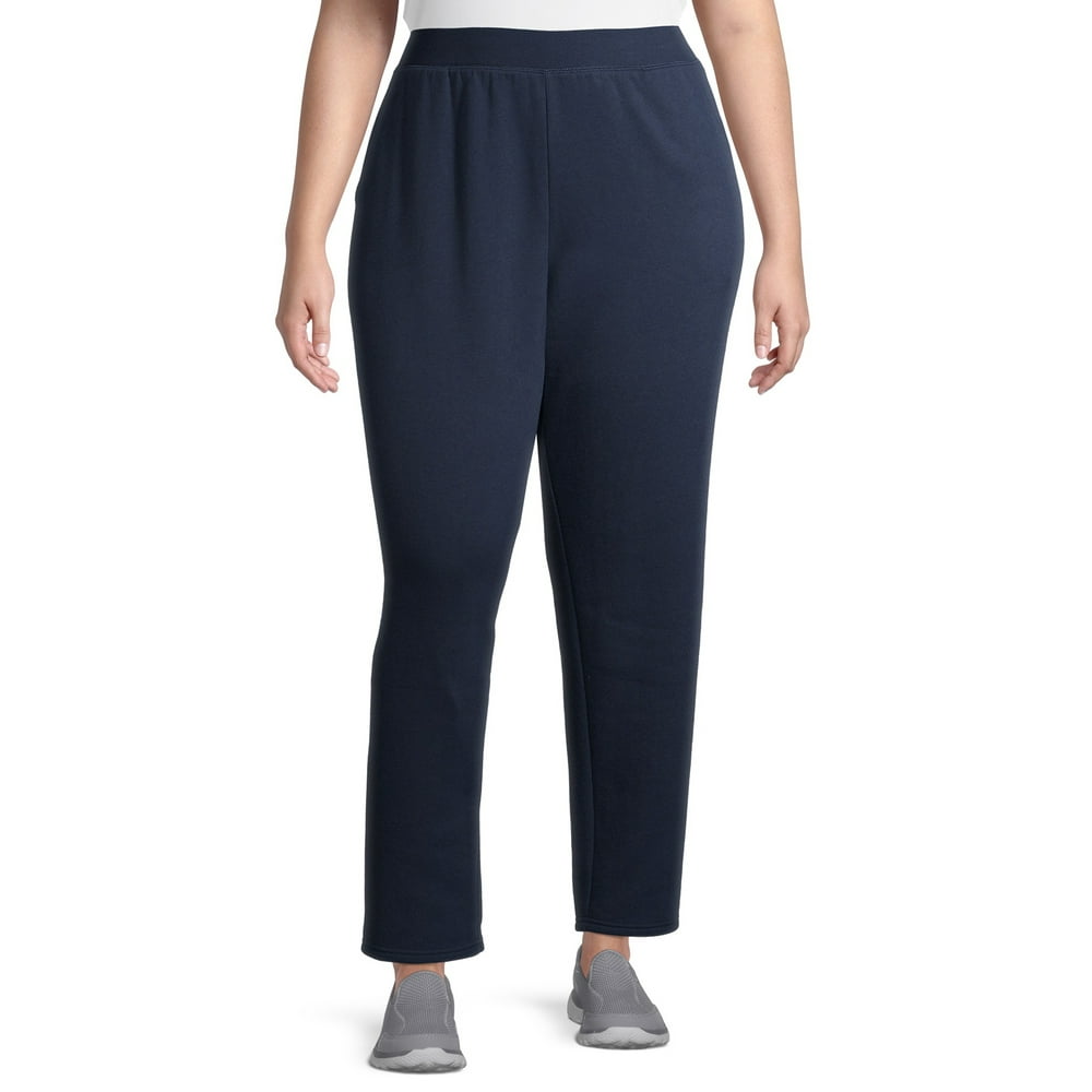 Athletic Works - Athletic Works Women's Plus Size Fleece Sweatpants ...