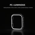 thumbnail image 3 of Cubierta de protección de reloj con marco de caja luminosa para iWatch 3 2 1 38 mm (blanco), 3 of 6