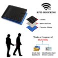 thumbnail image 5 of SENDEFN Slim Men's Leather Wallet RFID Blocking Bifold Credit Card Wallets, 5 of 8