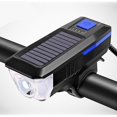 thumbnail image 1 of Bicycle solar horn headlight. Night riding rechargeable flashlight equipment, 1 of 5