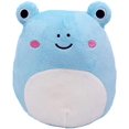 thumbnail image 1 of Bonito juguete de peluche de rana, animales, almohada de peluche de rana bonita, juguete de peluche suave y cómodo Levamdar Medio, 1 of 3