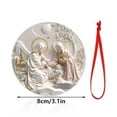 thumbnail image 3 of KOYPTL Christian Catholic Gifts for Women Faith,Christmas Ornaments Religious Gifts for Women,Men,Christian Gift for Mom,Dad,Christmas Decor Gift Christmas Tree Decoration Acrylic Ornament, 3 of 5