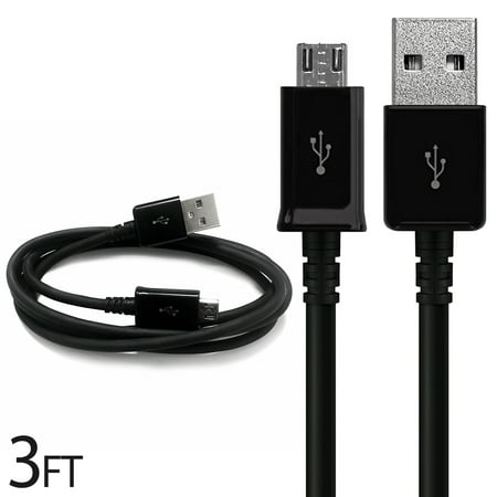 Micro USB Cable Charger for Android, FREEDOMTECH 3ft USB to Micro USB Cable Charger Cord High Speed USB2.0 Sync and Charging Cable for Samsung, HTC, Motorola, Nokia, Kindle, MP3, Tablet and