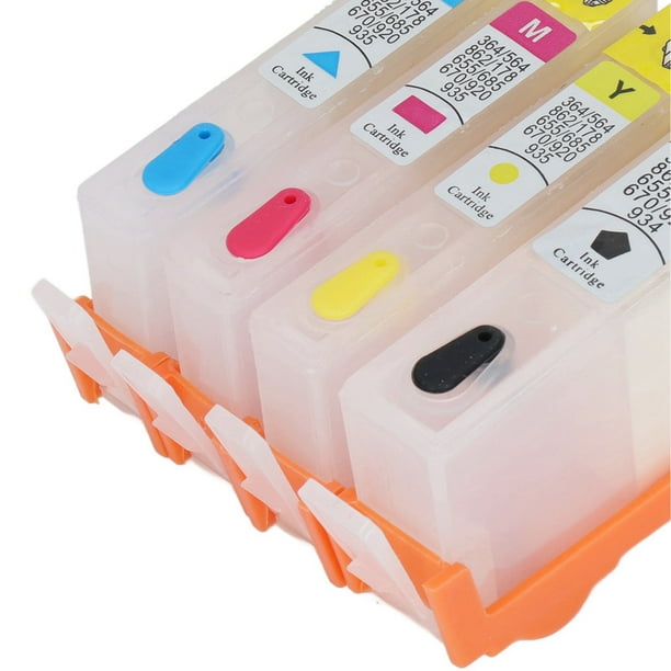 Cartucho de tinta para impresora, cartucho de tinta de 4 piezas Cartucho de tinta permanente Juego de cartuchos de tinta Estándares líderes en la industria