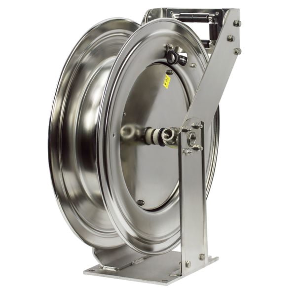 COXREELS TSHL-N-550-SS Stainless Steel Spring Driven Hose Reel 3/4" x 50ft
