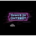 thumbnail image 2 of Women's Black Panther: Wakanda Forever Neon Symbols Graphic Tee Black Large, 2 of 4