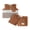 Brown, variant on Loicainy Toddler Baby Boy Summer Vest Outfit 3 6 9 12 18 24 Months 2T 3T 4T Contrast Color Stripe Sleeveless Tank Tops and Shorts 2 Piece Clothes Set