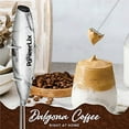 thumbnail image 6 of Powerlix Handheld Electric Milk Frother, Stainless Steel Coffee Foam Maker, White Marble, 6 of 8