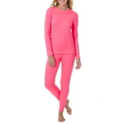 Women's Fleeced Lined Thermal Top and Pant -2Piece Set
