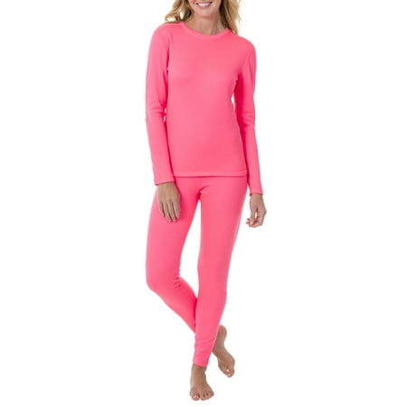 Women's Fleeced Lined Thermal Top and Pant -2Piece Set