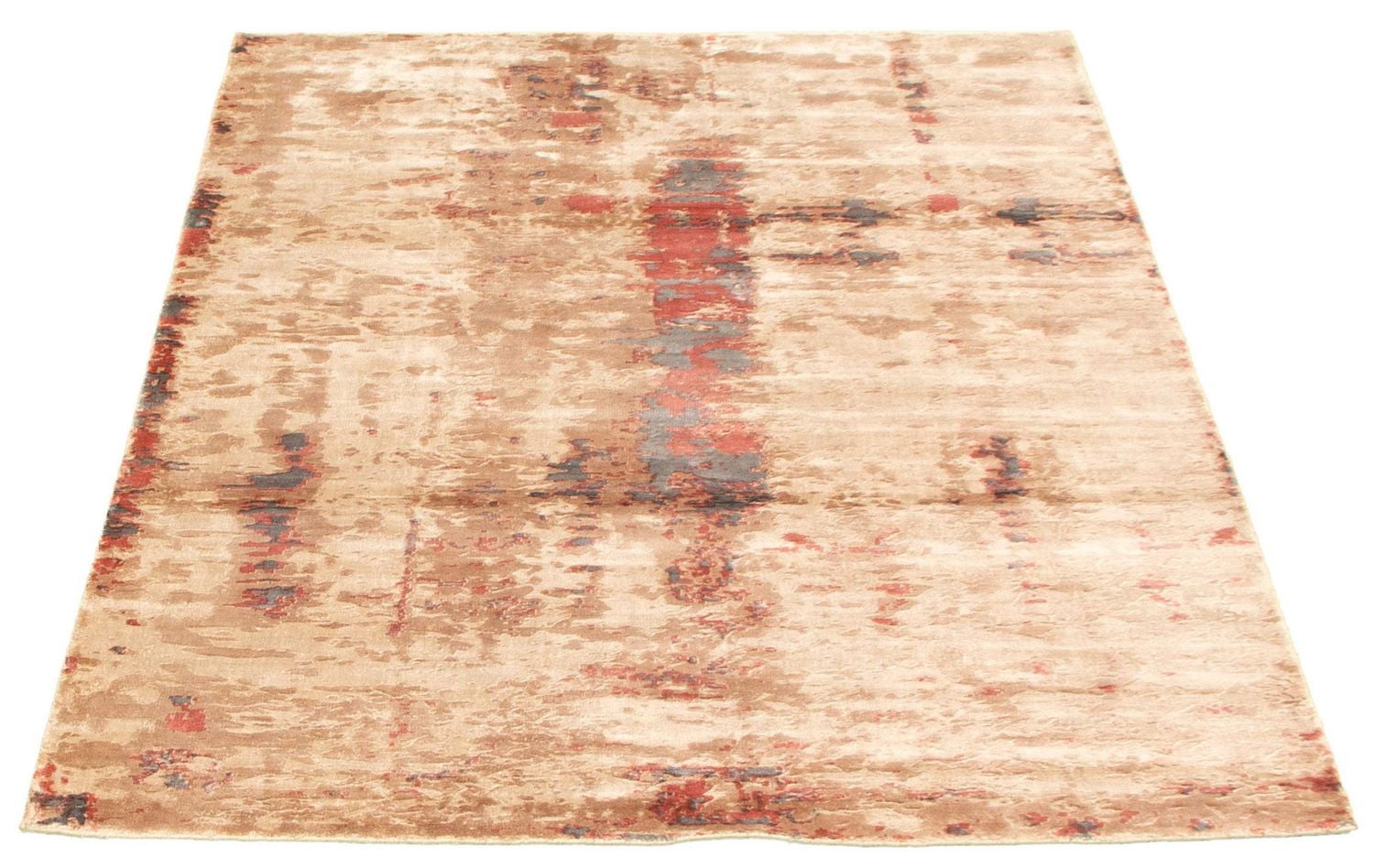 ECARPETGALLERY 5'3" x 7'6"  Contemporary Galleria Hand Loomed Area Rug for Living Room, Dining Room and Bedroom in Brown