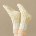 thumbnail image 4 of Monebena 3 Pairs Fuzzy Socks Womens Cozy Soft Socks Fluffy Cute Winter Warm Slipper Floor Socks Thicken Coral Velvet Christmas Stocking M01, 4 of 6