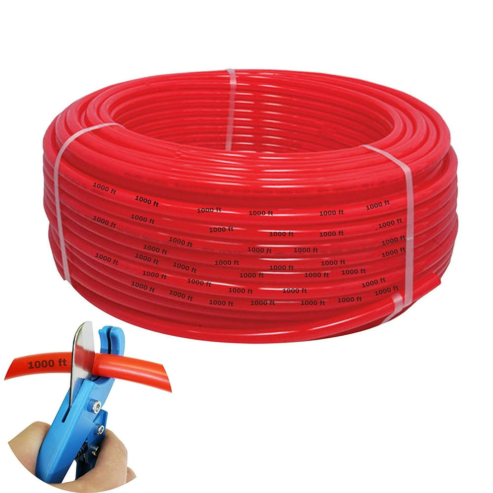PEX Tubing PEX For Flow 1/2 inch by 300 feet Oxygen Barrier, Red with