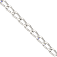 thumbnail image 2 of 925 sterling silver 4.3mm link chain necklace, 2 of 5
