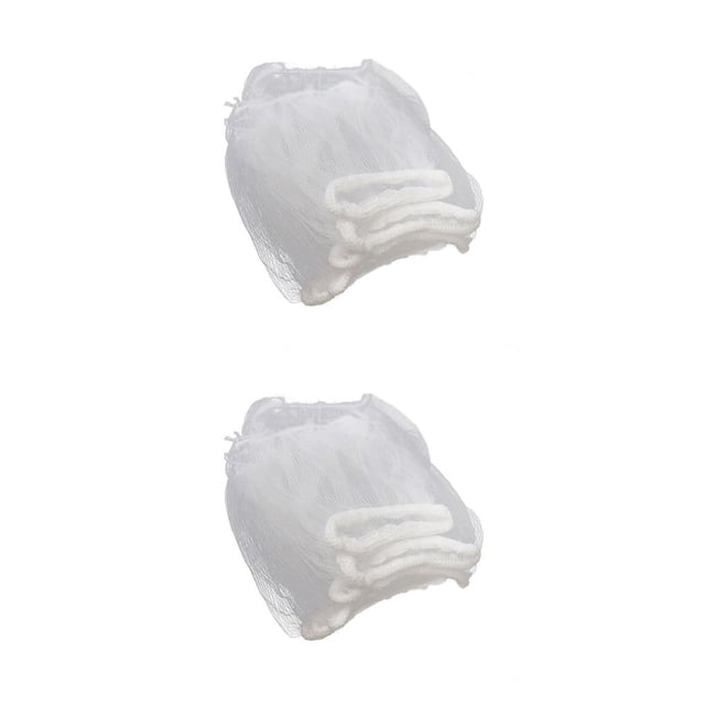 Colador para Fregadero Advancent de 100 Piezas Bolsa de Malla de Poliéster Color Blanco 9x9 cm