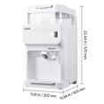thumbnail image 3 of VEVOR Commercial Ice Shaver Crusher, 220lbs Per Hour Electric Snow Cone Maker with 8L Ice Cube Box, 350W 1500RPM Tabletop Shaved Ice Machine for Parties Events Bar, 3 of 9