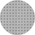 thumbnail image 1 of Ahgly Company Machine Washable Indoor Round Transitional Platinum Silver Gray Area Rugs, 4' Round, 1 of 7