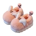 thumbnail image 3 of Boys Girls Fluffy Slippers Kids Toddler Warm Plush Lightweight Slip On House Slipper with Arch Support, 3 of 5