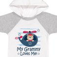 thumbnail image 4 of Inktastic Grammy Loves Me Grandson Bear Boys Baby Bodysuit, 4 of 5