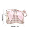 thumbnail image 3 of CaiYueKe Easter Tote Bag Gift Storage Basket Decorative Polyester Reusable Party Favor Container Spring Holiday Celebration Carryall Pouch Organizer Handle Bag for Treats Candy Eggs, 3 of 7