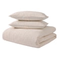 thumbnail image 6 of Better Homes & Gardens 3-Piece Cream Basket Weave Comforter Set, King, 6 of 9