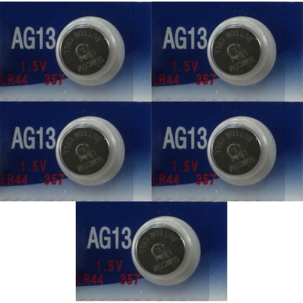 5 Ag13 Lr44 L1154 357 6 Battery Walmart Com Walmart Com