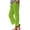 Green, variant on Women's Patchwork Cotton Linen Casual Pants Loose Fit with Pockets