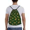thumbnail image 2 of Easygdp Hohey Bee Drawstring Backpack, Beach Sackpack, Travel Sackpack Lightweight for Sports, Gym, Travel, Swimming - Medium, 2 of 9