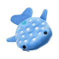 thumbnail image 1 of Pochette de Pièces Portable Requin Dessin Animé pour Rouge à Lèvres Bureau Cosmétiques Bleu, 1 of 8