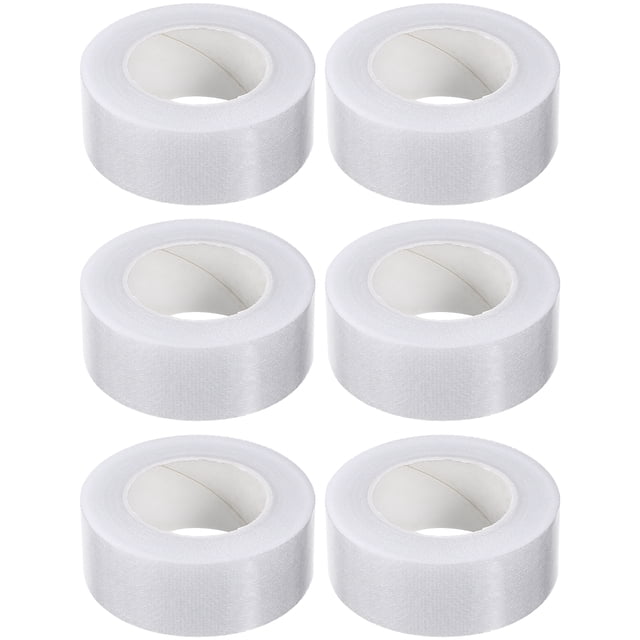 6 rollos de cuello autoadhesivo Cintas de sudor de sudor Liner de cuello de camisa desechable
